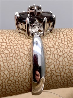 *КОЛЬЦО р.17,5 Раухтопаз Дымчатый Кварц арт. R00186-734, (вес 3,61 г) - фото 334487 *КОЛЬЦО р.17,5 Раухтопаз Дымчатый Кварц арт. R00186-734, (вес 3,61 г) - фото 334487