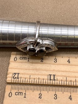 *КОЛЬЦО р.18 Раухтопаз Дымчатый Кварц арт. R00342-307, (вес около 7,92 г) - фото 334494