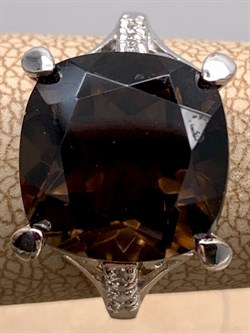 *КОЛЬЦО р.17 Раухтопаз Дымчатый Кварц арт. R00089-849, (вес 4,68 г) - фото 334508 *КОЛЬЦО р.17 Раухтопаз Дымчатый Кварц арт. R00089-849, (вес 4,68 г) - фото 334508