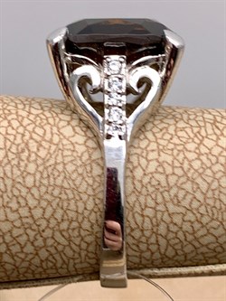 *КОЛЬЦО р.17 Раухтопаз Дымчатый Кварц арт. R00089-849, (вес 4,68 г) - фото 334509 *КОЛЬЦО р.17 Раухтопаз Дымчатый Кварц арт. R00089-849, (вес 4,68 г) - фото 334509