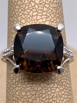 *КОЛЬЦО р.17 Раухтопаз Дымчатый Кварц арт. R00089-849, (вес 4,68 г) - фото 334510 *КОЛЬЦО р.17 Раухтопаз Дымчатый Кварц арт. R00089-849, (вес 4,68 г) - фото 334510