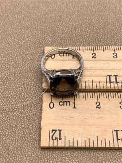 *КОЛЬЦО р.17 Раухтопаз Дымчатый Кварц арт. R00089-849, (вес 4,68 г) - фото 334513 *КОЛЬЦО р.17 Раухтопаз Дымчатый Кварц арт. R00089-849, (вес 4,68 г) - фото 334513