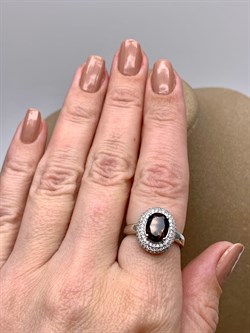 *КОЛЬЦО р.17,5 Раухтопаз Дымчатый Кварц арт. R00590-951, (вес около 3,96 г) - фото 334576 *КОЛЬЦО р.17,5 Раухтопаз Дымчатый Кварц арт. R00590-951, (вес около 3,96 г) - фото 334576