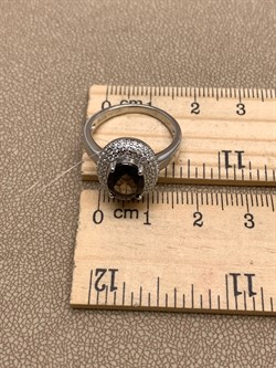 *КОЛЬЦО р.17,5 Раухтопаз Дымчатый Кварц арт. R00590-951, (вес около 3,96 г) - фото 334578 *КОЛЬЦО р.17,5 Раухтопаз Дымчатый Кварц арт. R00590-951, (вес около 3,96 г) - фото 334578