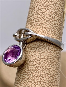 *КОЛЬЦО р.17 Аметист арт. R00359-398, (вес 4,6 г) - фото 334603