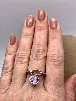 *КОЛЬЦО р.17 Аметист арт. R00359-398, (вес 4,6 г) - фото 334605