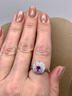 *КОЛЬЦО р.18 Аметист арт. R00385-687, (вес 3,46 г) - фото 334614 *КОЛЬЦО р.18 Аметист арт. R00385-687, (вес 3,46 г) - фото 334614