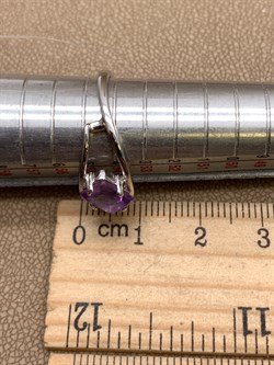 *КОЛЬЦО р.17,5 Аметист арт. R00357-094, (вес 2,87 г) - фото 334619