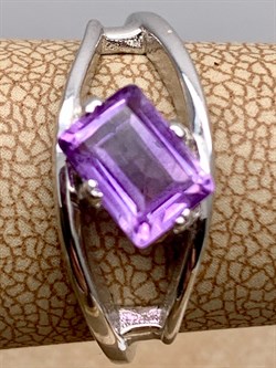 *КОЛЬЦО р.17,5 Аметист арт. R00357-094, (вес 2,87 г) - фото 334622