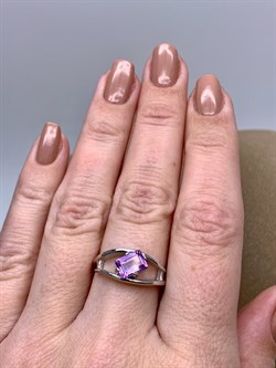 *КОЛЬЦО р.17,5 Аметист арт. R00357-094, (вес 2,87 г) - фото 334625