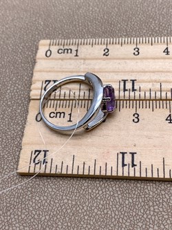 *КОЛЬЦО р.17,5 Аметист арт. R00357-094, (вес 2,87 г) - фото 334628