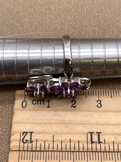 *КОЛЬЦО р.17 Аметист арт. R00347-929, (вес около 5,5 г) - фото 334630