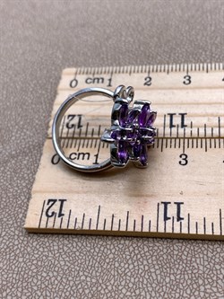 *КОЛЬЦО р.17 Аметист арт. R00347-929, (вес около 5,5 г) - фото 334637