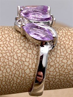 *КОЛЬЦО р.17 Аметист арт. R00301-589, (вес 4,33 г) - фото 334642 *КОЛЬЦО р.17 Аметист арт. R00301-589, (вес 4,33 г) - фото 334642