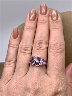 *КОЛЬЦО р.17 Аметист арт. R00301-589, (вес 4,33 г) - фото 334644 *КОЛЬЦО р.17 Аметист арт. R00301-589, (вес 4,33 г) - фото 334644