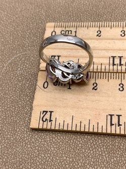 *КОЛЬЦО р.17 Аметист арт. R00301-589, (вес 4,33 г) - фото 334645 *КОЛЬЦО р.17 Аметист арт. R00301-589, (вес 4,33 г) - фото 334645