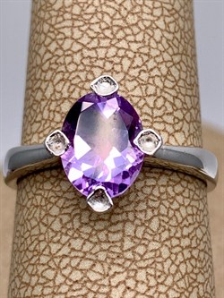 *КОЛЬЦО р.17,5 Аметист арт. R00304-521, (вес 3 г) - фото 334672 *КОЛЬЦО р.17,5 Аметист арт. R00304-521, (вес 3 г) - фото 334672