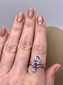 *КОЛЬЦО р.18 Аметист арт. R00312-983, (вес 3,68 г) - фото 334682 *КОЛЬЦО р.18 Аметист арт. R00312-983, (вес 3,68 г) - фото 334682