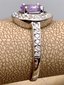 *КОЛЬЦО р.17,5 Аметист арт. R00365-708, (вес 2,83 г) - фото 334710 *КОЛЬЦО р.17,5 Аметист арт. R00365-708, (вес 2,83 г) - фото 334710