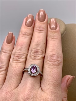 *КОЛЬЦО р.17,5 Аметист арт. R00365-708, (вес 2,83 г) - фото 334712 *КОЛЬЦО р.17,5 Аметист арт. R00365-708, (вес 2,83 г) - фото 334712