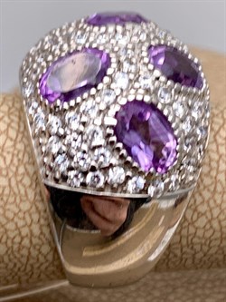 *КОЛЬЦО р.18 Аметист арт. R00367-649, (вес около 10,39 г) - фото 334731 *КОЛЬЦО р.18 Аметист арт. R00367-649, (вес около 10,39 г) - фото 334731