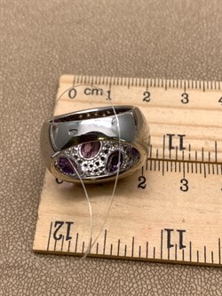 *КОЛЬЦО р.18 Аметист арт. R00367-649, (вес около 10,39 г) - фото 334734 *КОЛЬЦО р.18 Аметист арт. R00367-649, (вес около 10,39 г) - фото 334734