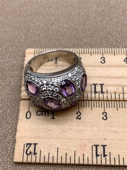 *КОЛЬЦО р.18 Аметист арт. R00367-649, (вес около 10,39 г) - фото 334735 *КОЛЬЦО р.18 Аметист арт. R00367-649, (вес около 10,39 г) - фото 334735