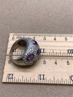 *КОЛЬЦО р.18 Аметист арт. R00367-649, (вес около 10,39 г) - фото 334736 *КОЛЬЦО р.18 Аметист арт. R00367-649, (вес около 10,39 г) - фото 334736