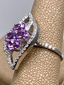 *Кольцо р.17 Аметист арт. R00372-233, (вес 4,32 г) - фото 334740 *Кольцо р.17 Аметист арт. R00372-233, (вес 4,32 г) - фото 334740