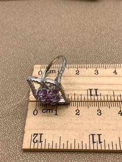 *Кольцо р.17 Аметист арт. R00372-233, (вес 4,32 г) - фото 334745 *Кольцо р.17 Аметист арт. R00372-233, (вес 4,32 г) - фото 334745