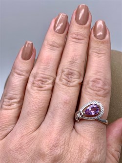 *КОЛЬЦО р.18 Аметист арт. R00309-047, (вес 4,22 г) - фото 334753 *КОЛЬЦО р.18 Аметист арт. R00309-047, (вес 4,22 г) - фото 334753