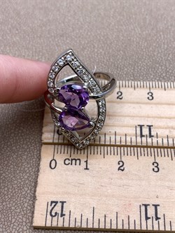 *КОЛЬЦО р.18,5 Аметист арт. R00342-201, (вес 8 г) - фото 334765 *КОЛЬЦО р.18,5 Аметист арт. R00342-201, (вес 8 г) - фото 334765