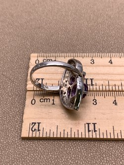 *КОЛЬЦО р.18,5 Аметист арт. R00342-201, (вес 8 г) - фото 334766 *КОЛЬЦО р.18,5 Аметист арт. R00342-201, (вес 8 г) - фото 334766