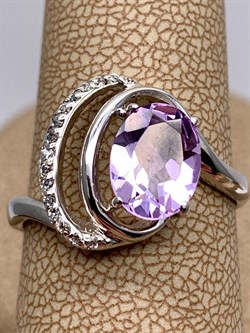 *КОЛЬЦО р.18,5 Аметист арт. R00311-501, (вес 3,38 г) - фото 334772 *КОЛЬЦО р.18,5 Аметист арт. R00311-501, (вес 3,38 г) - фото 334772
