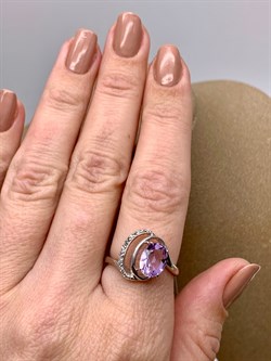 *КОЛЬЦО р.18,5 Аметист арт. R00311-501, (вес 3,38 г) - фото 334773 *КОЛЬЦО р.18,5 Аметист арт. R00311-501, (вес 3,38 г) - фото 334773