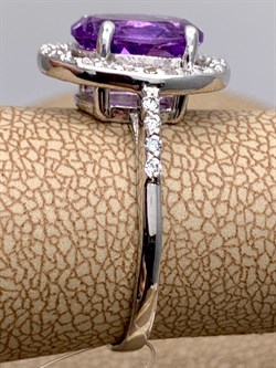 *КОЛЬЦО р.17,5 Аметист арт. R00389-827, (вес 3,58 г) - фото 334781 *КОЛЬЦО р.17,5 Аметист арт. R00389-827, (вес 3,58 г) - фото 334781