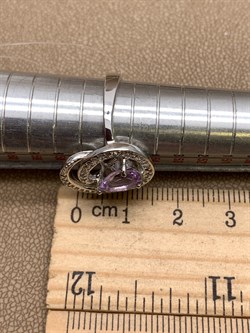 *КОЛЬЦО р.17,5 Аметист арт. R00310-832, (вес 4,4 г) - фото 334788
