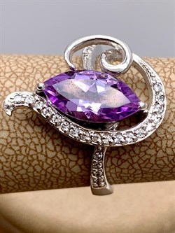 *КОЛЬЦО р.17 Аметист арт. R00315-406, (вес 3,73 г) - фото 334810 *КОЛЬЦО р.17 Аметист арт. R00315-406, (вес 3,73 г) - фото 334810