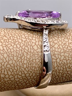 *КОЛЬЦО р.17 Аметист арт. R00315-406, (вес 3,73 г) - фото 334811 *КОЛЬЦО р.17 Аметист арт. R00315-406, (вес 3,73 г) - фото 334811