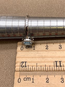 *КОЛЬЦО р.17 Голубой Топаз арт. R00399-839, (вес 2,34 г) - фото 334837 *КОЛЬЦО р.17 Голубой Топаз арт. R00399-839, (вес 2,34 г) - фото 334837