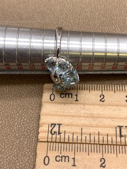 *КОЛЬЦО р.17,5 Голубой Топаз арт. R00323-687, (вес 4,4 г) - фото 334847 *КОЛЬЦО р.17,5 Голубой Топаз арт. R00323-687, (вес 4,4 г) - фото 334847