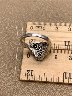 *КОЛЬЦО р.17 Голубой Топаз арт. R00350-511, (вес 3,87 г) - фото 334863 *КОЛЬЦО р.17 Голубой Топаз арт. R00350-511, (вес 3,87 г) - фото 334863