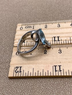 *КОЛЬЦО р.17 Голубой Топаз арт. R00318-097, (вес 3,7 г) - фото 334876 *КОЛЬЦО р.17 Голубой Топаз арт. R00318-097, (вес 3,7 г) - фото 334876