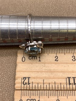 *КОЛЬЦО р.17,5 Голубой Топаз арт. R00346-939, (вес 3,4 г) - фото 334878 *КОЛЬЦО р.17,5 Голубой Топаз арт. R00346-939, (вес 3,4 г) - фото 334878