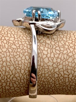 *КОЛЬЦО р.17,5 Голубой Топаз арт. R00346-939, (вес 3,4 г) - фото 334881 *КОЛЬЦО р.17,5 Голубой Топаз арт. R00346-939, (вес 3,4 г) - фото 334881