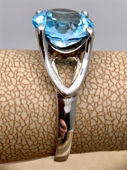 *КОЛЬЦО р.17,5 Голубой Топаз арт. R00345-397, (вес около 3,91 г) - фото 334912 *КОЛЬЦО р.17,5 Голубой Топаз арт. R00345-397, (вес около 3,91 г) - фото 334912
