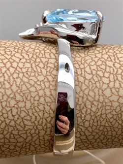 *КОЛЬЦО р.18 Голубой Топаз арт. R00302-142, (вес 3,89 г) - фото 334952 *КОЛЬЦО р.18 Голубой Топаз арт. R00302-142, (вес 3,89 г) - фото 334952