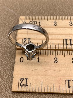 *КОЛЬЦО р.18,5 Голубой Топаз арт. R00304-484, (вес 2,9 г) - фото 334975 *КОЛЬЦО р.18,5 Голубой Топаз арт. R00304-484, (вес 2,9 г) - фото 334975