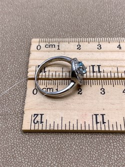 *КОЛЬЦО р.17 Голубой Топаз арт. R00385-632, (вес 3,14 г) - фото 334997 *КОЛЬЦО р.17 Голубой Топаз арт. R00385-632, (вес 3,14 г) - фото 334997