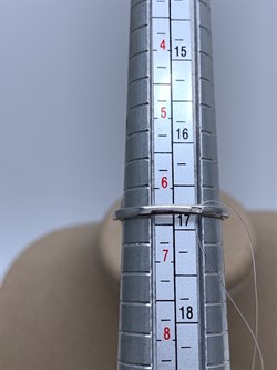 *КОЛЬЦО р.17 Голубой Топаз арт. R00372-196, (вес 4,51 г) - фото 335000